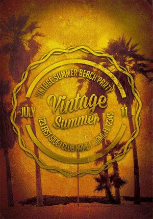 Vintage Summers Flyer