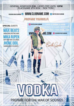Vodka Party Flyer