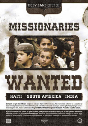 Wanted Church Flyer