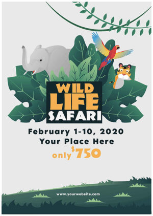 Wildlife Safari Poster 1