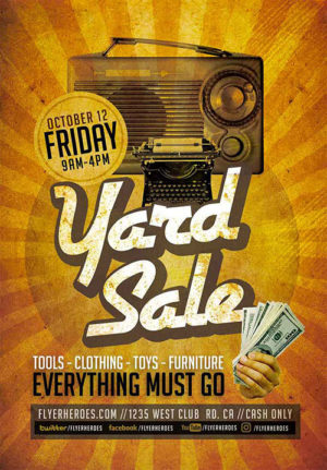 Yard Sale Flyer V2
