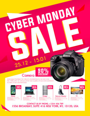 Cyber Monday Sale Flyer 2
