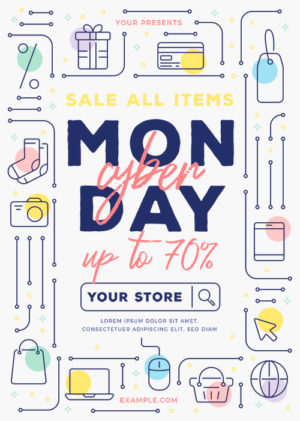 Cyber Monday Sale Flyer V1