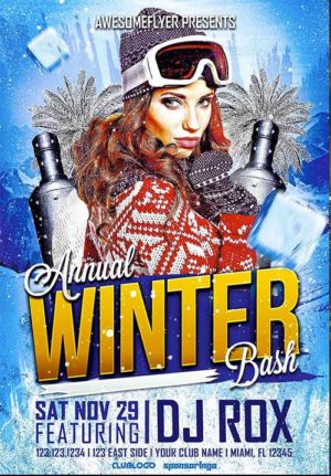 Annual Winter Bash Flyer