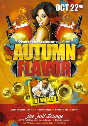 Autumn Flavor Flyer