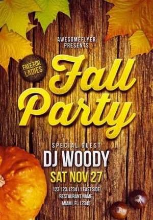 Fall Party Flyer