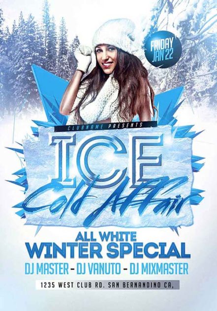 Ice Cold Affair Flyer