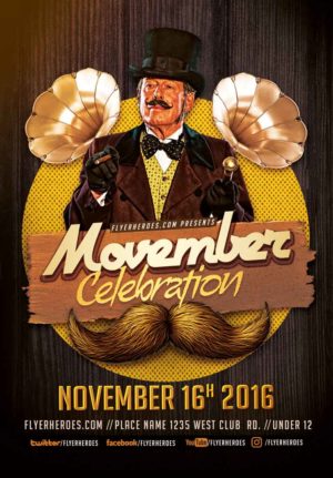 Movember Celebration Flyer T1