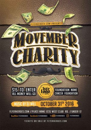 Movember Charity Flyer V2