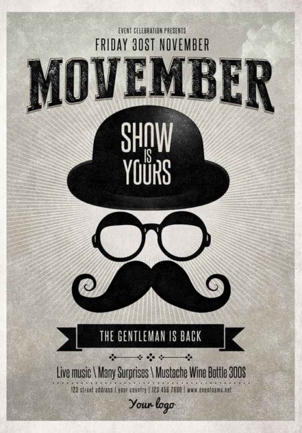 Movember Flyer 4