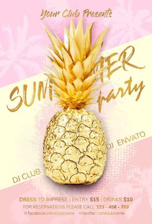 Summer Party Flyer 240