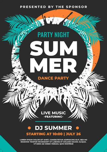 Summer Party Flyer U3