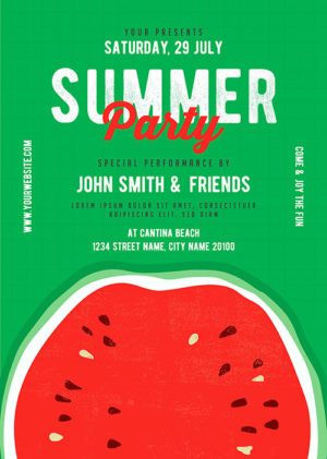 Summer Party Flyer U6