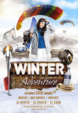 Winter Adventure Flyer