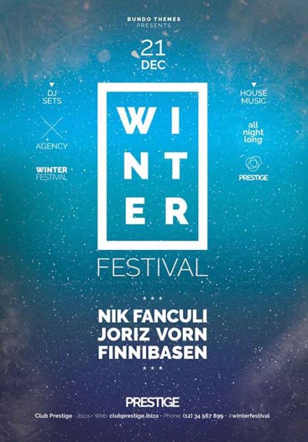 Winter Festival Flyer