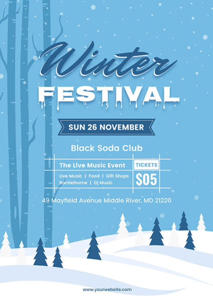 Winter Flyer Social Media Pack