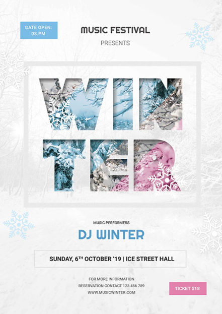 Winter Party Flyer Promo
