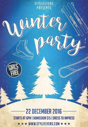 Winter Party V5 Flyer