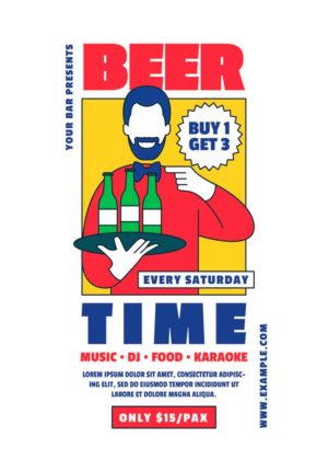 Beer House Promotion Flyer