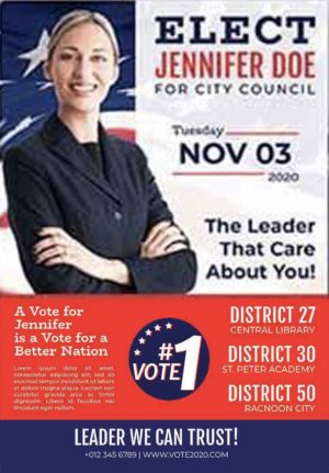 Election Jennifer Doe Poster