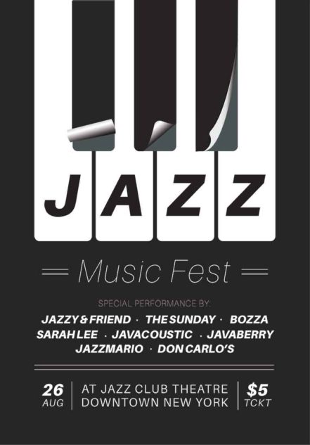 Jazz Music Flyer 47
