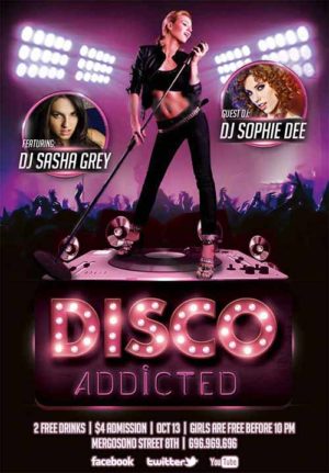 Disco Addicted Flyer