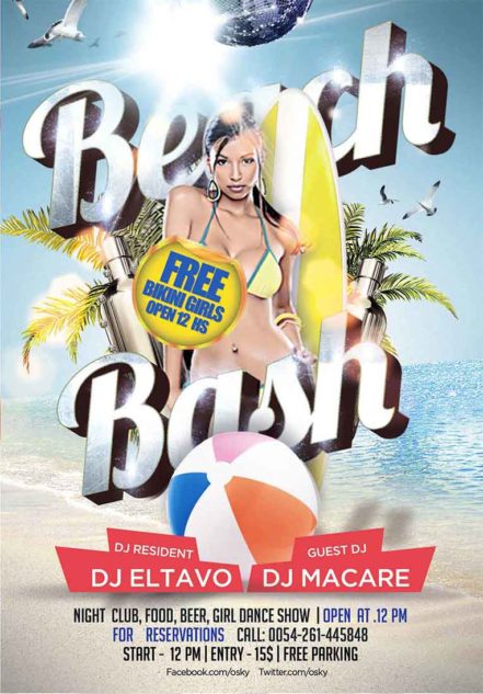 Beach Bash IV Flyer