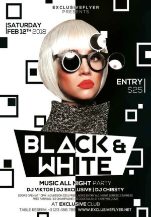 Black And White Party 1