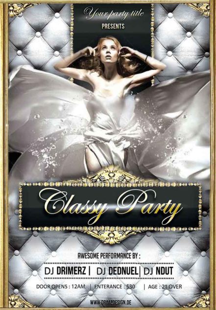 Classy Party Flyer 3