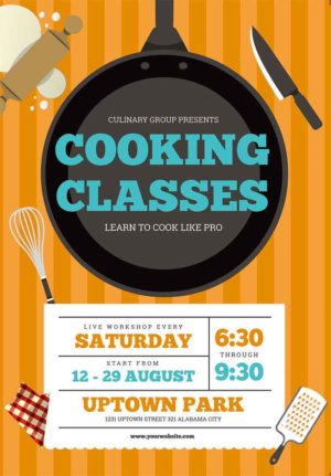 Cooking Class Flyer 2