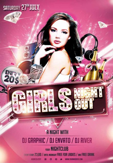 Girls Night Out Flyer 4