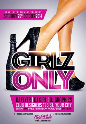 Girlz Only Flyer