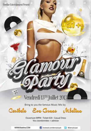 Glamour Party Flyer 2