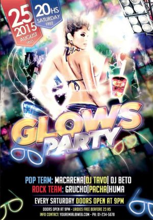 Glow Party Flyer 4