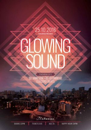 Glowing Sound Flyer