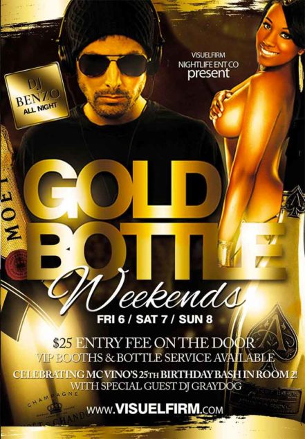 Gold Bottle Flyer
