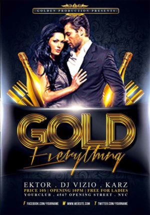 Gold Everything Flyer