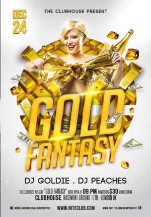 Gold Fantasy Flyer