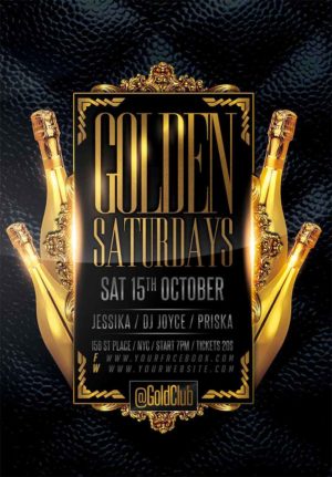 Golden Saturdays Flyer 1
