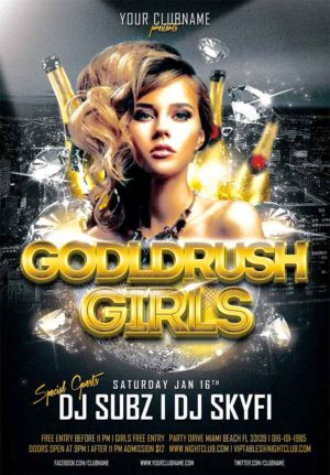 Goldrush Girls Flyer