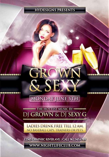 Grown Sexy Flyer 1