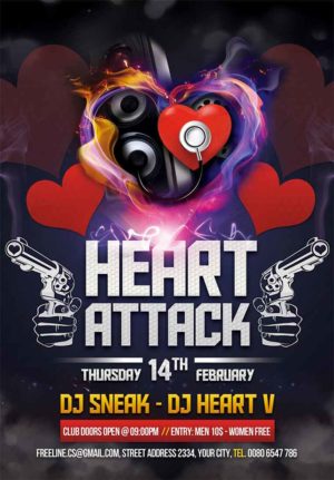 Heart Attack Flyer