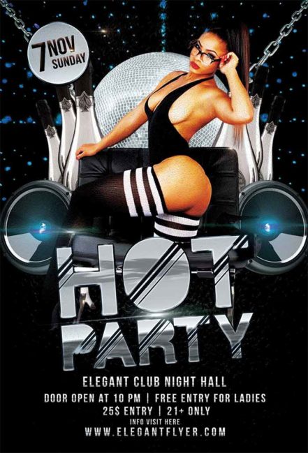 Hot Party Flyer