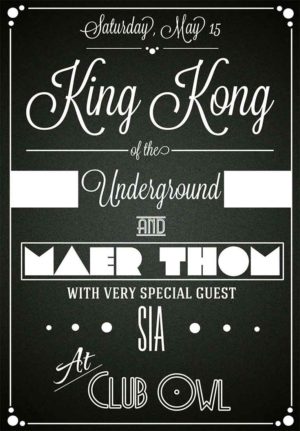 King Kong Typographic