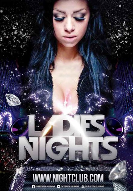 Ladies Night Club Flyer 7