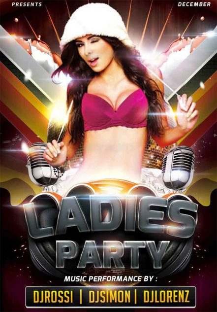 Ladies Night Club Flyer 8