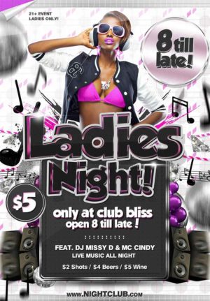 Ladies Night Flyer 11