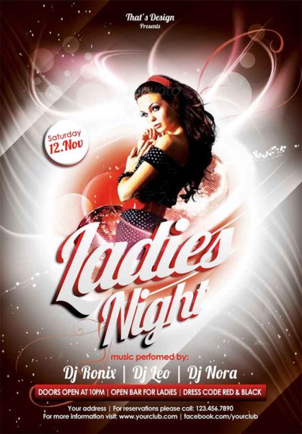 Ladies Night Flyer 2