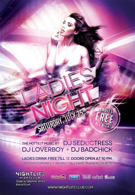 Ladies Night Flyer 3
