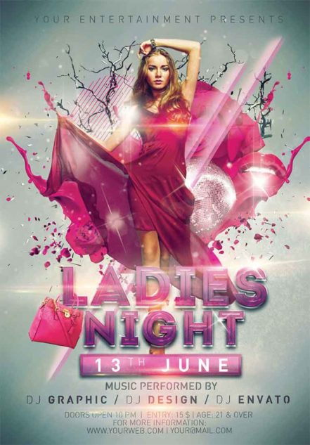 Ladies Night Flyer 8